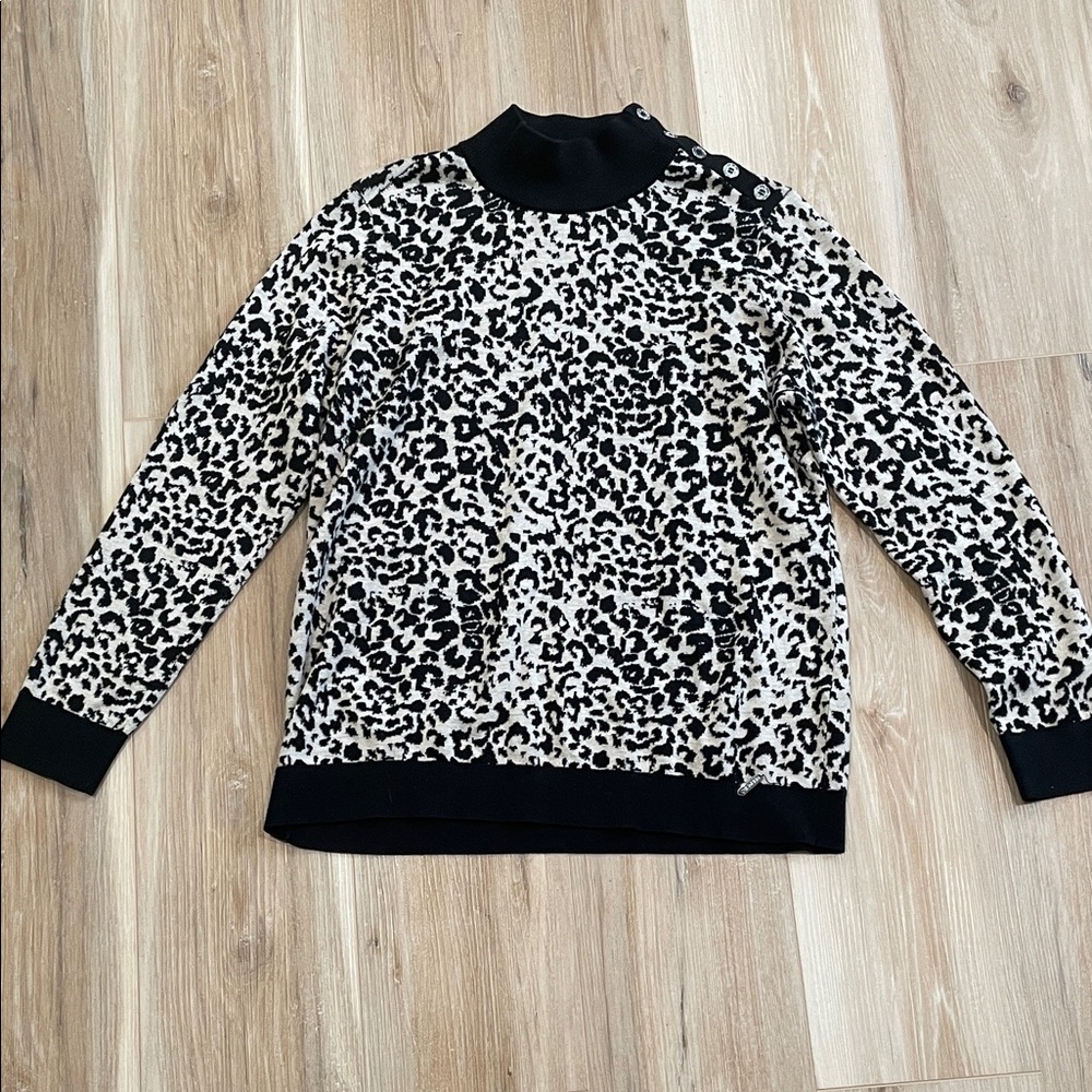 Calvin Klein Leopard Print Sweater